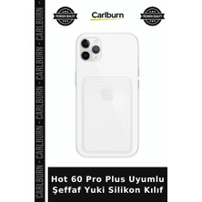 Carlburn Hot 60 Pro Plus Uyumlu Şeffaf Yuki Silikon Kılıf Mobil Aksesuar Telefon Kapağı