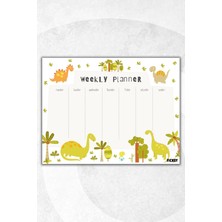 Ficksy Çocuk Haftalık Planlayıcı - A4 - 30 Yaprak - Öğrenci Planlayıcı - Okul Planlayıcı - Ders Programı