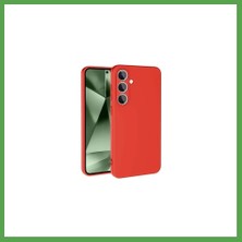 Bezos Samsung Galaxy S24 Fe Uyumlu Kılıf Nano Içi Kadife Silikon - Kırmızı Mgc