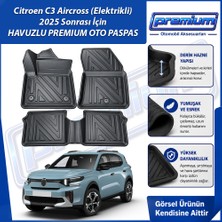 Citroen C3 Aircross Elektrikli Paspas Araca Özel Paspas 2025 Sonrası Derin Havuzlu Premium Oto Paspas