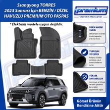 Ssangyong Torres Paspas Araca Özel Benzin / Dizel 2023 Sonrası Derin Havuzlu Premium Oto Paspas