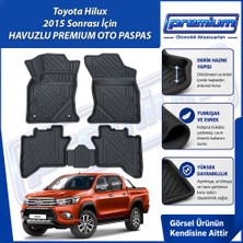 Toyota Hilux Paspas Araca Özel 2015 Sonrası Için Derin Havuzlu Premium Oto Paspas