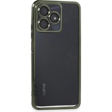Realme C53 Kılıf Razer Lensli Silikon - Yeşil