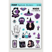 Ficksy Mistik Sticker Seti - 22 Adet Etiket Çıkartma