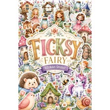 Ficksy Sevimli Çiçek Perisi Sticker Seti - 60 Adet Peri Etiket Çıkartma