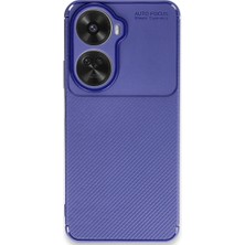 Huawei Nova 12 Se Kılıf Auto Focus Karbon Kapak - Lacivert