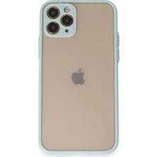 Apple iPhone 11 Pro Kılıf Montreal Silikon Kapak - Turkuaz