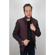 Marco Muratti Fistan Store Erkek Hakim Yaka Spor Kesim Normal Kalıp Kolları Çelik Örgü Kışlık Mont