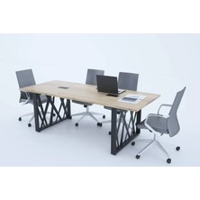 Vivense Karm Toplantı Masası, Meşe, 220 cm