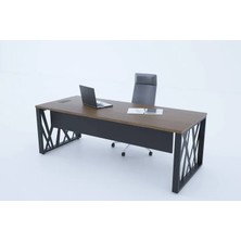 Vivense Karm Yönetici Masası, Ceviz, 200 cm