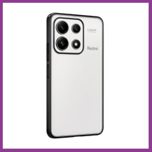 Bezos Poco X6 Pro Uyumlu Kılıf Lensli Silikon - Siyah Atg