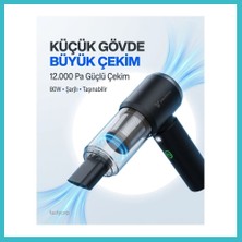 Defne Store Vacuum Plus SNV-3002 15IN1 Profesyonel 12.000PA Emiş Güçlü Üflemeli Şarjlı Mini Araç Süpürgesi Dfnbez