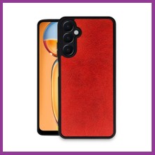 Bezos Samsung Galaxy A55 5g Uyumlu Kılıf Aras Deri Kapak - Kırmızı Atg