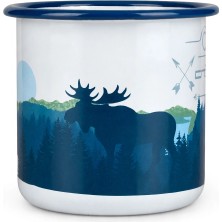 Bahadır Outdoor Nurgaz Emaye Kupa 270 ml Geyik Desen