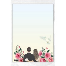Ficksy A5 Aşk Not Kağıdı - 50 Yaprak - Notepad - Memopad - Bloknot To Do List - Defter