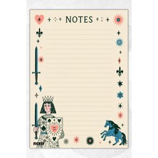 Ficksy A5 Bloknot Çizgili Defter - 50 Yaprak - Memopad - Notepad - Not Defteri - Not Kağıdı