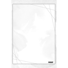 Ficksy A5 Bloknot Çizgisiz Defter - 50 Yaprak - Memopad - Notepad - Not Defteri - Not Kağıdı