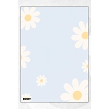 Ficksy A5 Bloknot Çizgisiz Defter - 50 Yaprak - Memopad - Notepad - Not Defteri - Not Kağıdı