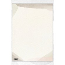 Ficksy A5 Bloknot Çizgisiz Defter - 50 Yaprak - Memopad - Notepad - Not Defteri - Not Kağıdı