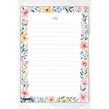 Ficksy A5 Bloknot Çizgili Defter - 50 Yaprak - Memopad - Notepad - Not Defteri - Not Kağıdı