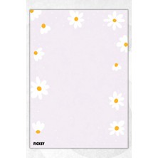 Ficksy A5 Bloknot Çizgisiz Defter - 50 Yaprak - Memopad - Notepad - Not Defteri - Not Kağıdı