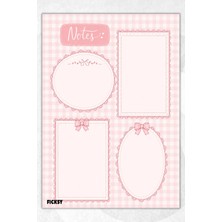 Ficksy A4 Bloknot Çizgisiz Defter - 50 Yaprak - Memopad - Notepad - Not Defteri - Not Kağıdı