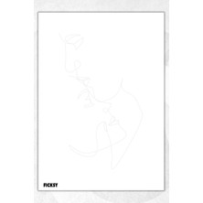 Ficksy A5 Çiçek Bloknot Çizgisiz Defter - 50 Yaprak - Memopad - Notepad - Not Defteri - Not Kağıdı