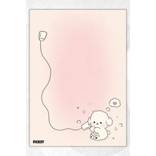 Ficksy A5 Bloknot Çizgisiz Defter - 50 Yaprak - Memopad - Notepad - Not Defteri - Not Kağıdı