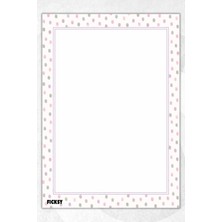 Ficksy A4 Bloknot Çizgisiz Defter - 50 Yaprak - Memopad - Notepad - Not Defteri - Not Kağıdı