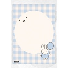 Ficksy A5 Bloknot Çizgisiz Defter - 50 Yaprak - Memopad - Notepad - Not Defteri - Not Kağıdı