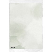 Ficksy A5 Bloknot Çizgisiz Defter - 50 Yaprak - Memopad - Notepad - Not Defteri - Not Kağıdı