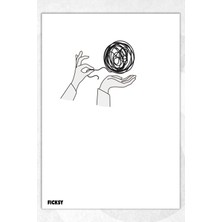 Ficksy A5 Psikoloji Bloknot Çizgisiz Defter - 50 Yaprak - Memopad - Notepad - Not Defteri - Not Kağıdı