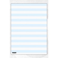 Ficksy A5 Bloknot Çizgili Defter - 50 Yaprak - Memopad - Notepad - Not Defteri - Not Kağıdı