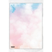 Ficksy A5 Bloknot Çizgisiz Defter - 50 Yaprak - Memopad - Notepad - Not Defteri - Not Kağıdı