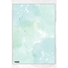 Ficksy A5 Bloknot Çizgisiz Defter - 50 Yaprak - Memopad - Notepad - Not Defteri - Not Kağıdı