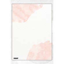 Ficksy A5 Bloknot Çizgisiz Defter - 50 Yaprak - Memopad - Notepad - Not Defteri - Not Kağıdı