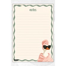 Ficksy A5 Bloknot Çizgili Defter - 50 Yaprak - Memopad - Notepad - Not Defteri - Not Kağıdı