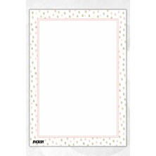Ficksy A4 Bloknot Çizgisiz Defter - 50 Yaprak - Memopad - Notepad - Not Defteri - Not Kağıdı