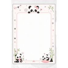 Ficksy A5 Bloknot Kareli Defter - 50 Yaprak - Memopad - Notepad - Not Defteri - Not Kağıdı