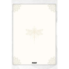 Ficksy A5 Yusufçuk Bloknot Çizgisiz Defter - 50 Yaprak - Memopad - Notepad - Not Defteri - Not Kağıdı