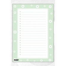 Ficksy A4 Bloknot Çizgili Defter - 50 Yaprak - Memopad - Notepad - Not Defteri - Not Kağıdı