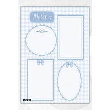Ficksy A4 Bloknot Çizgisiz Defter - 50 Yaprak - Memopad - Notepad - Not Defteri - Not Kağıdı