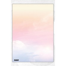 Ficksy A5 Bloknot Çizgisiz Defter - 50 Yaprak - Memopad - Notepad - Not Defteri - Not Kağıdı