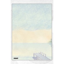Ficksy A5 Bloknot Çizgisiz Defter - 50 Yaprak - Memopad - Notepad - Not Defteri - Not Kağıdı