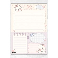 Ficksy A5 Bloknot Çizgili Defter - 50 Yaprak - Memopad - Notepad - Not Defteri - Not Kağıdı
