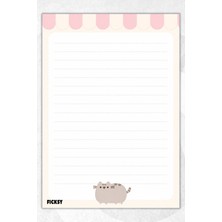 Ficksy A5 Bloknot Çizgili Defter - 50 Yaprak - Memopad - Notepad - Not Defteri - Not Kağıdı