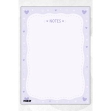 Ficksy A4 Bloknot Çizgisiz Defter - 50 Yaprak - Memopad - Notepad - Not Defteri - Not Kağıdı
