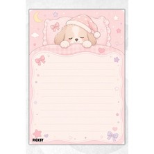 Ficksy A5 Bloknot Çizgili Defter - 50 Yaprak - Memopad - Notepad - Not Defteri - Not Kağıdı