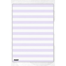 Ficksy A5 Bloknot Çizgili Defter - 50 Yaprak - Memopad - Notepad - Not Defteri - Not Kağıdı