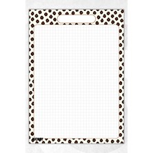 Ficksy A4 Bloknot Kareli Defter - 50 Yaprak - Memopad - Notepad - Not Defteri - Not Kağıdı
